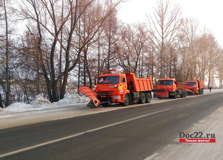 Doc22.ru На вооружении ДСУ №4 Барнаула состоит 15 единиц специализированной техники для содержания дорог. Все они оборудованы системами геопозиционирования ГЛОНАСС.