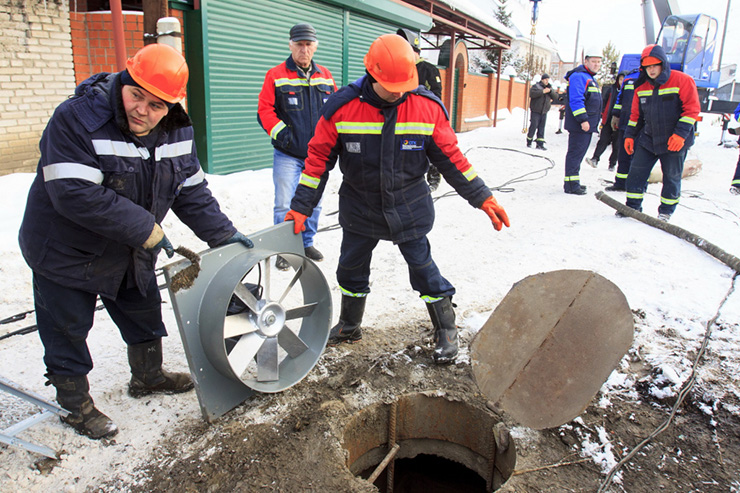 Doc22.ru Для тренировки были выбраны максимально сложные условия, с которыми энергетики столкнулись во время недавних повреждений теплосетей. Фото СГК